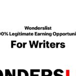 Wonderslist 100% Legitimate Earning Opportunity For Writers