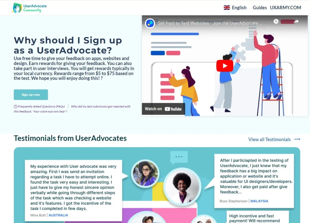 What is UserAdvocate?