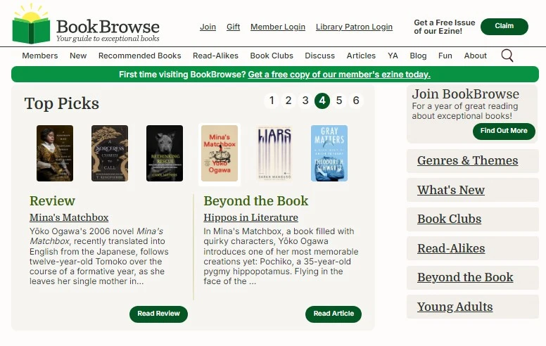 BookBrowse:Earning Money by Writing Book Reviews