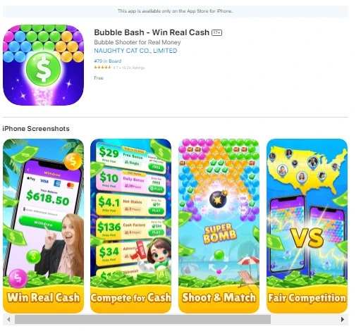 Bubble Bash: The Ultimate Bubble Shooter with Real Cash Prizes!