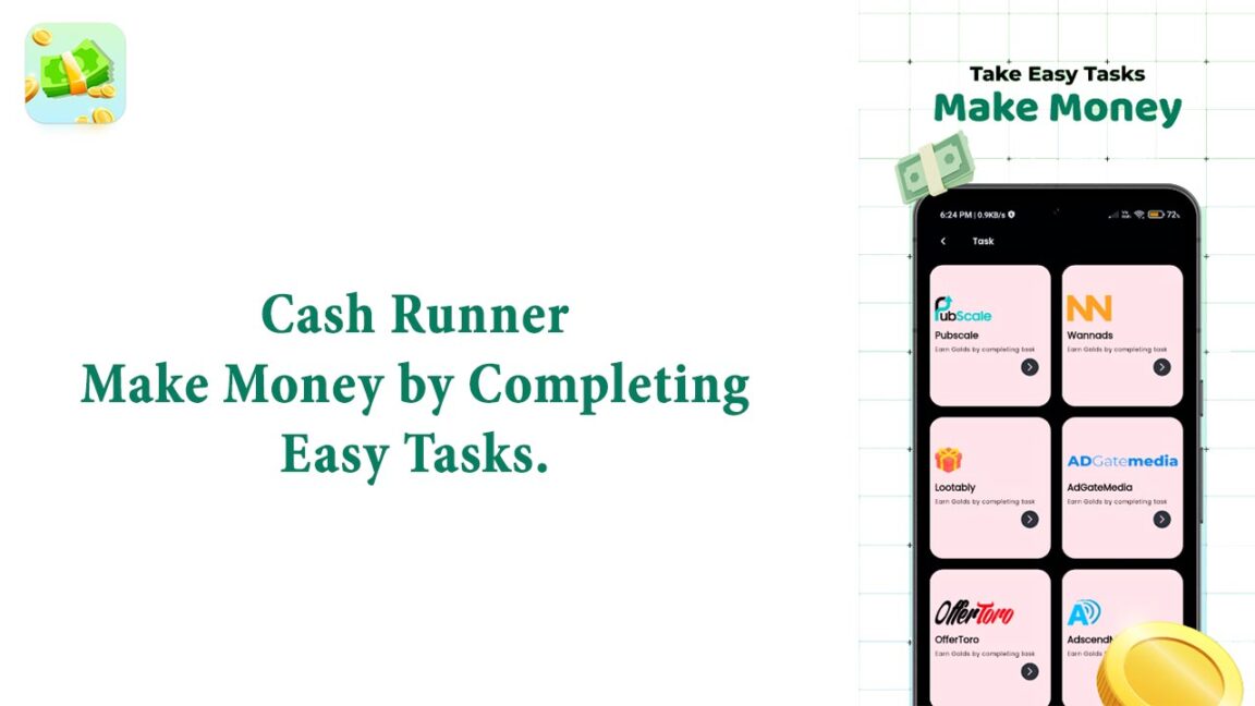 Cash Runner Make Money by Completing Easy Tasks