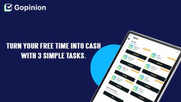 Gopinion Turn Your Free Time into Cash with 3 Simple Tasks