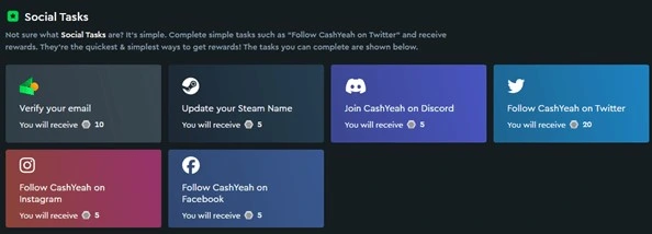 CashYeah: Earn Rewards for Completing Simple Online Tasks