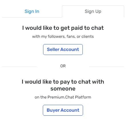 Premium.Chat: Get Paid for Text, Audio, and Video Chats