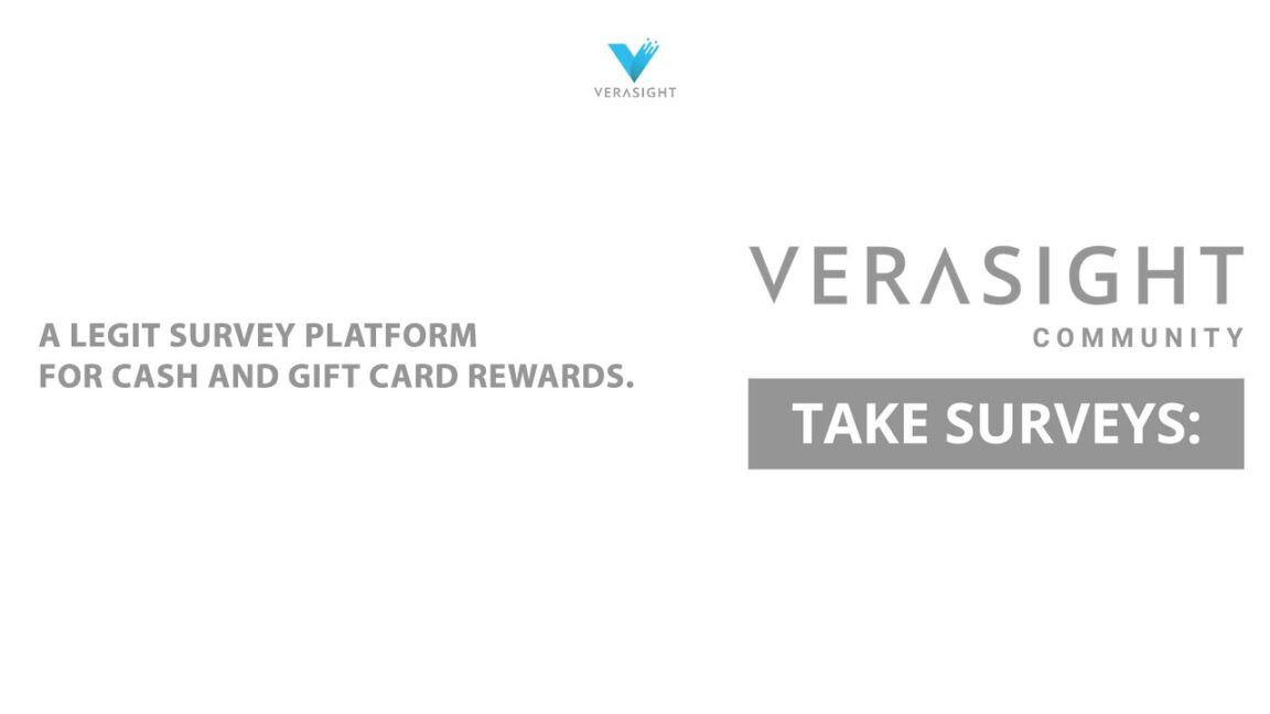 Verasight A Legit Survey Platform for Cash and Gift Card Rewards