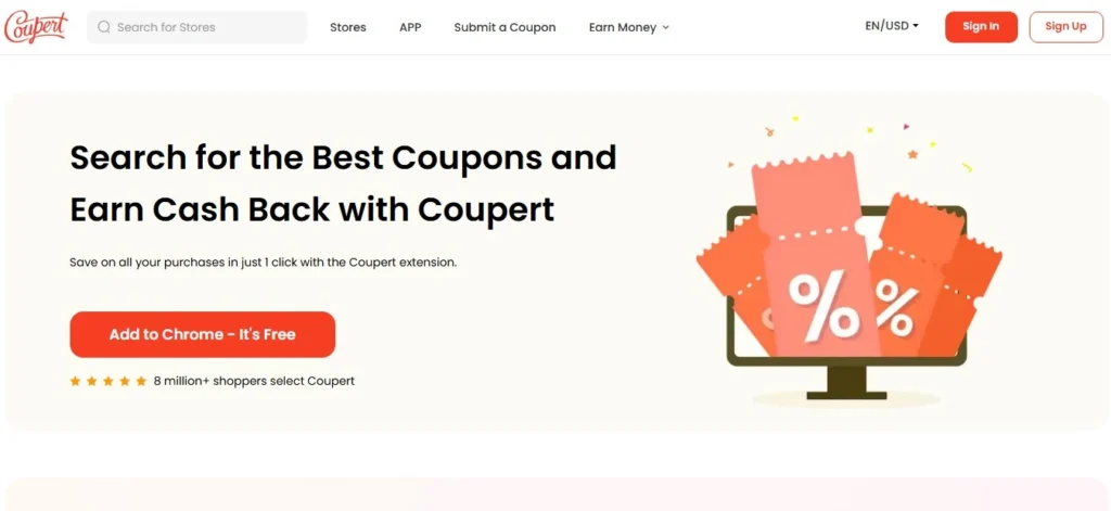 Coupert: Save Money and Make Money While Shopping Online