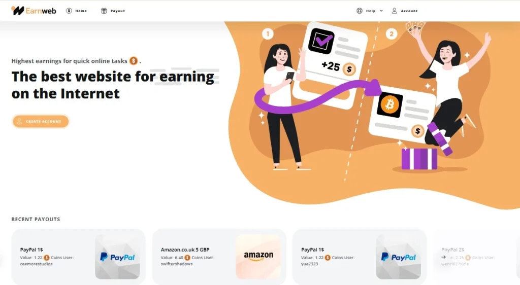 Earnweb: A Simple Way to Make Money Online Through Tasks and Offers