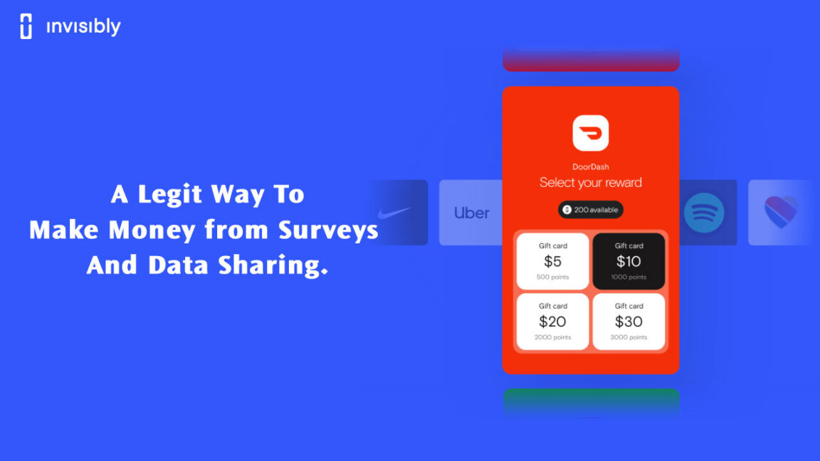 Invisibly A Legit Way to Make Money from Surveys and Data Sharing