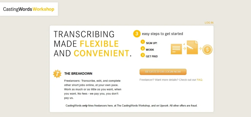 CastingWords: A Legitimate Platform for Transcription Jobs