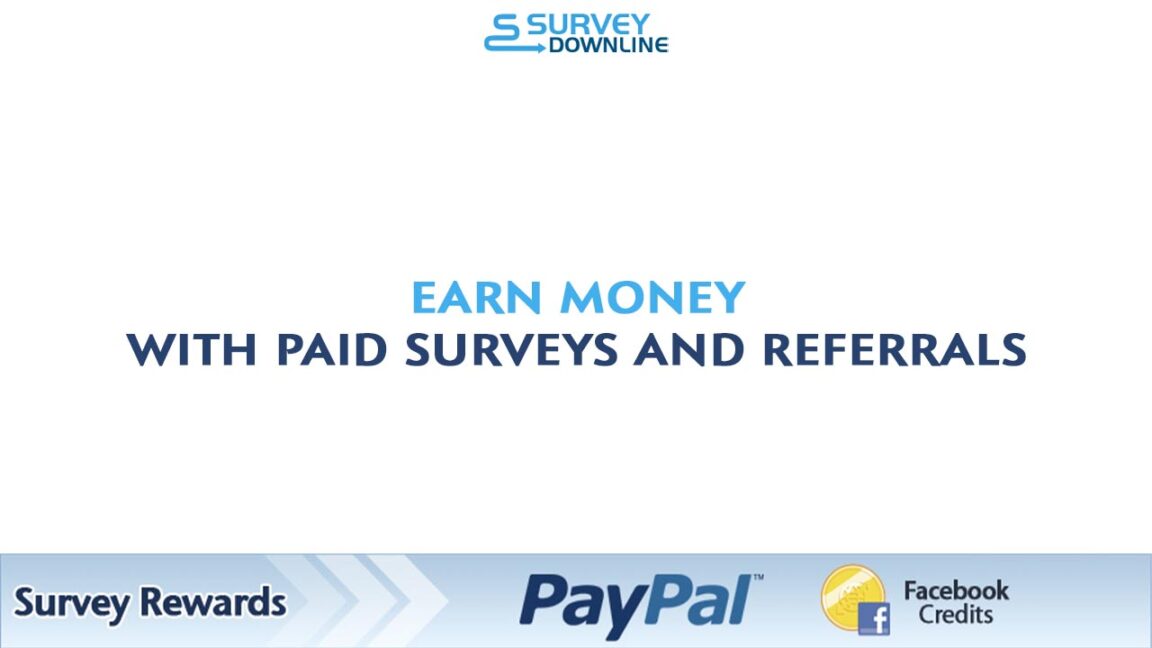 SurveyDownline Earn Money with Paid Surveys and Referrals