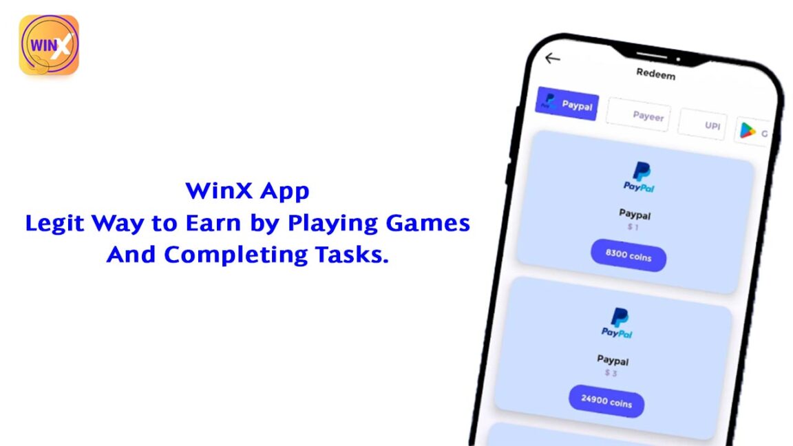 WinX App Legit Way to Earn by Playing Games & Completing Tasks