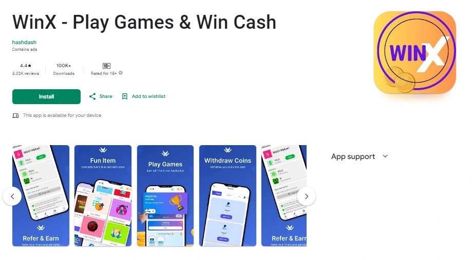 WinX App: Legit Way to Make Money by Playing Games and Completing Tasks