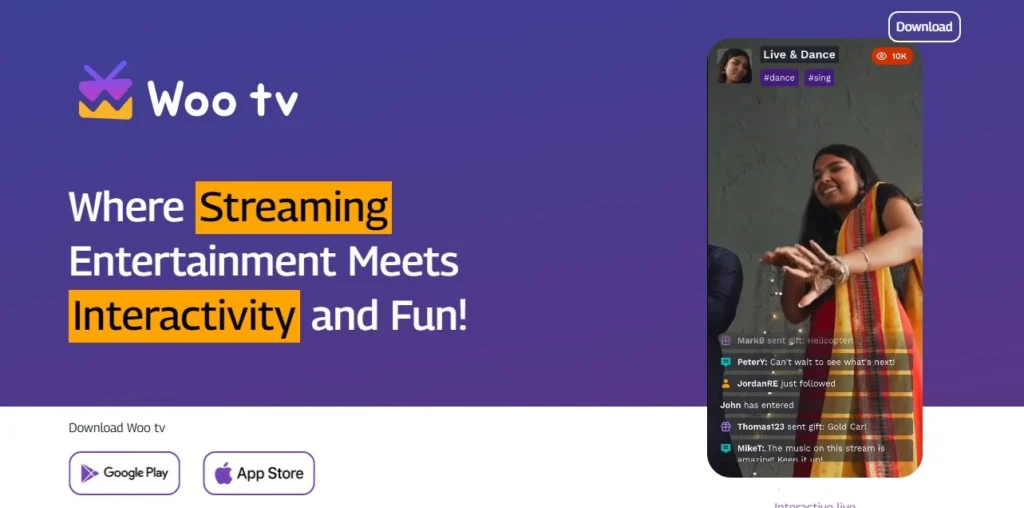 Woo TV: Make Money by Live Streaming