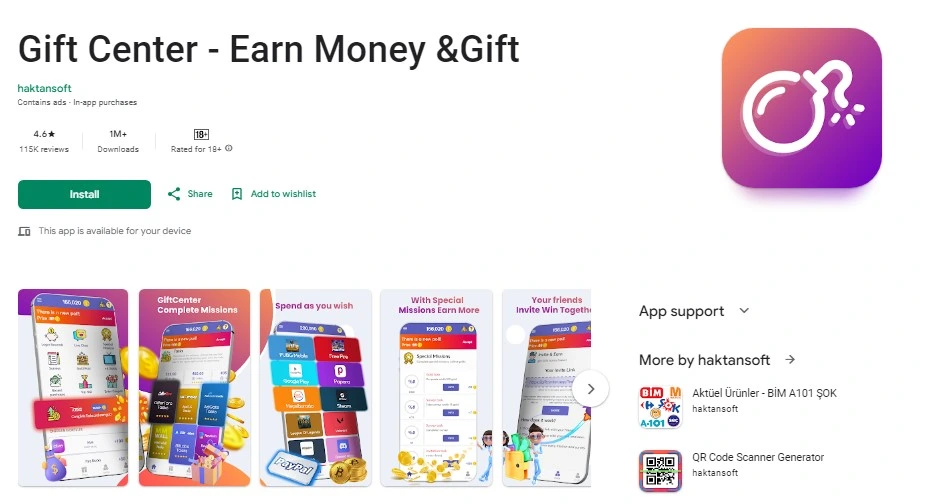 Gift Center: Turn Your Free Time into Real Cash