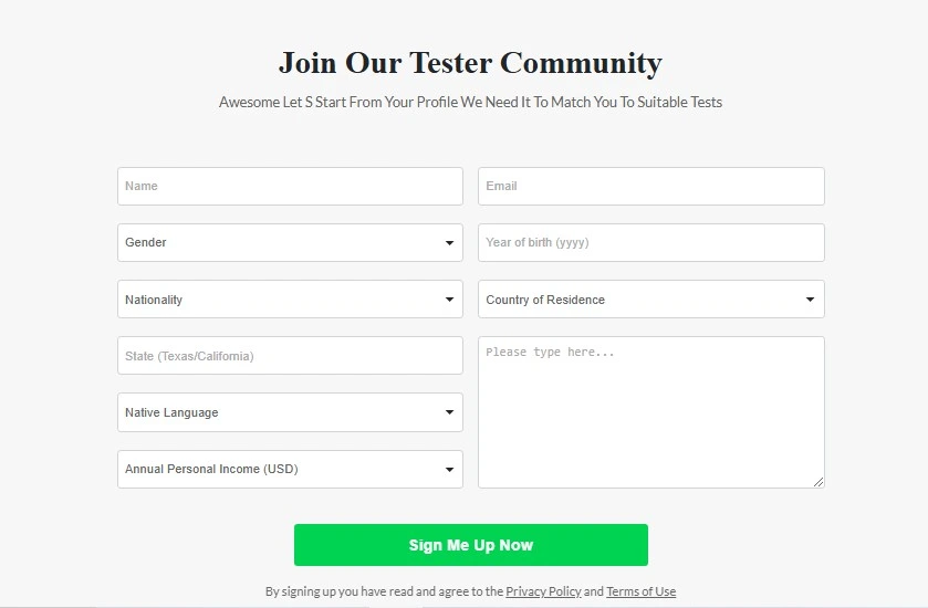 UXTesting: Earn Money by Testing Products