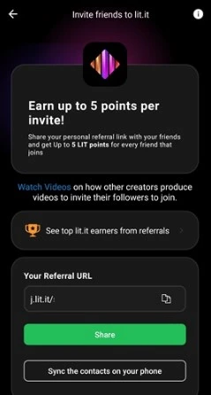 Lit.It App: Earn Rewards While Watching Videos