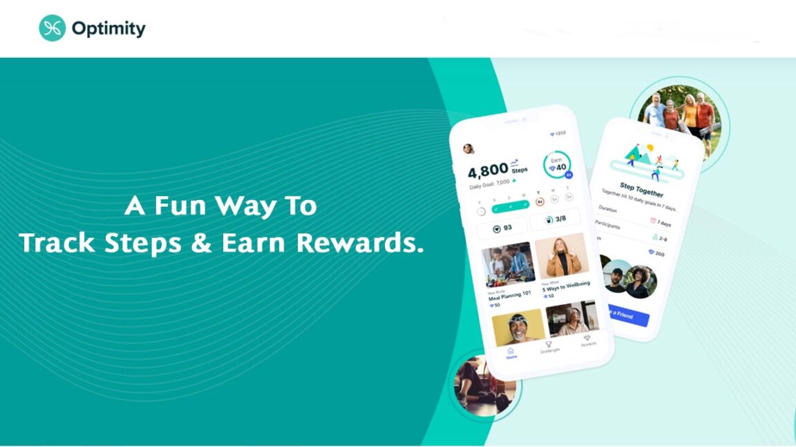 Optimity A Fun Way to Track Steps & Earn Rewards