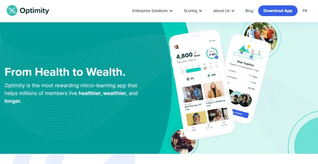 Optimity: A Fun Way to Track Steps & Earn Rewards