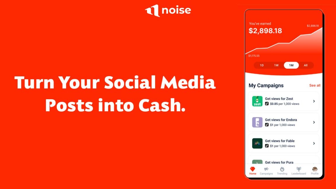 Noise App Turn Your Social Media Posts into Cash