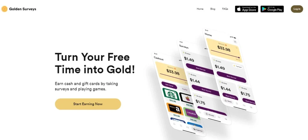 Golden Survey: Earn Money by Answering Surveys