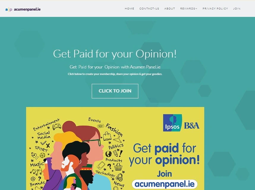 Acumen Panel: Earn Rewards for Sharing Your Opinions